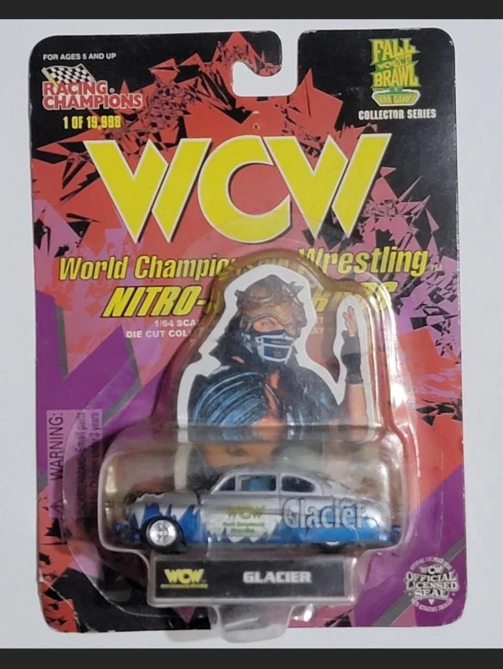Glacier WCW Nitro-Street Rods Die Cast Car by Racing Champions 1998 1/64